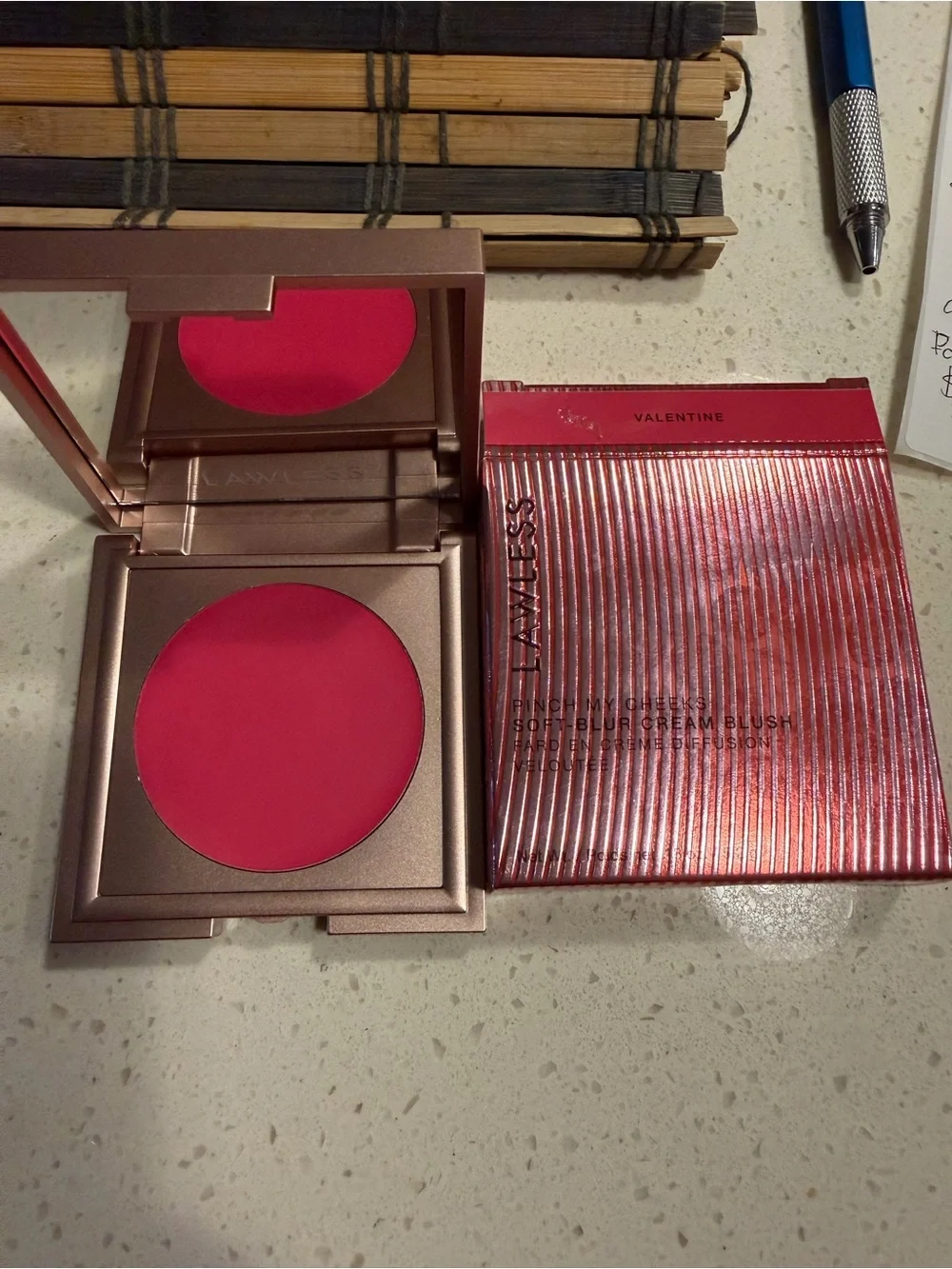 LAWLESS Cream Blush - Bright Pink (Valentine)
